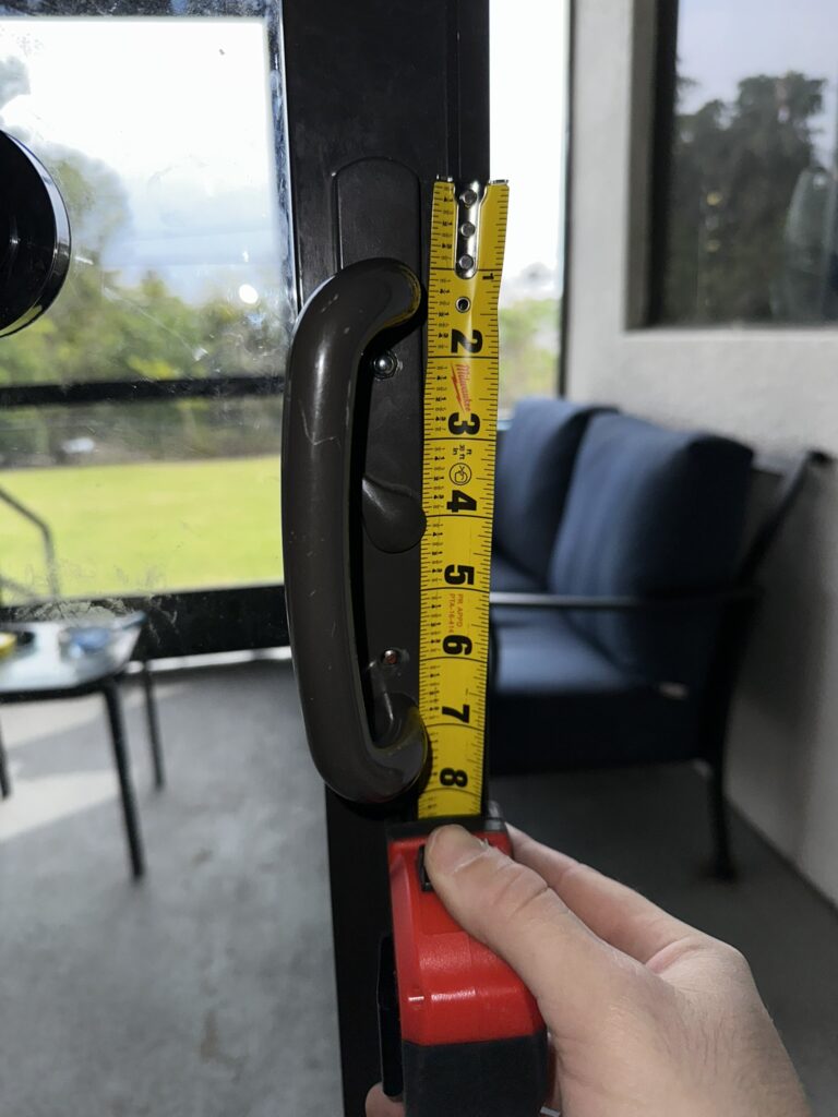 sliding door handle replacement