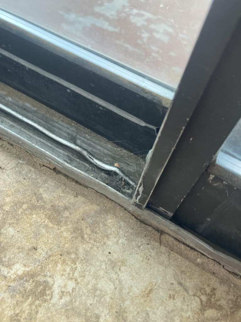 sliding door track repair